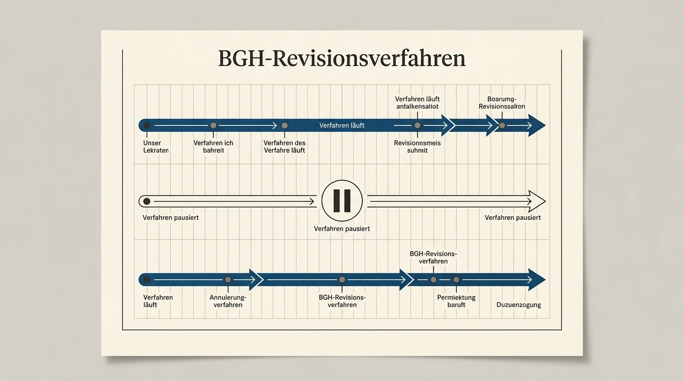 Trennung der BGH-Verfahren I ZR 53/23, I ZR 88/23 und I ZR 90/23 in einer redaktionellen Zeitachse