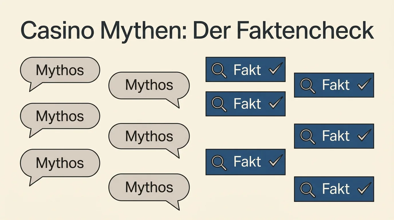 Faktencheck sechs verbreiteter Aussagen zu Casinos ohne OASIS mit klarer Trennung von Behauptung und Befund